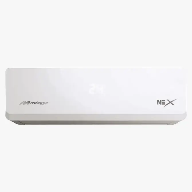 Minisplit Mirage Nex S, unidad interior de frente